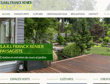 Tablet Screenshot of franck-renier-paysage.com